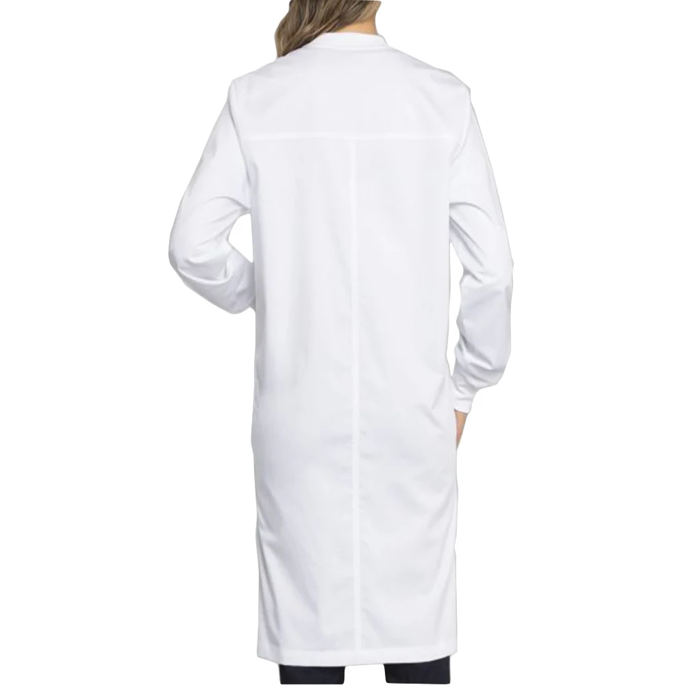 Unisex Polyester Cotton Fluid Resistance Hospital Uniform White Lab Coat for adults and  child