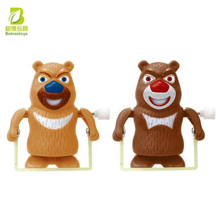 Пластиковый верёвочный медведь для прыжков, заводные игрушки для детей