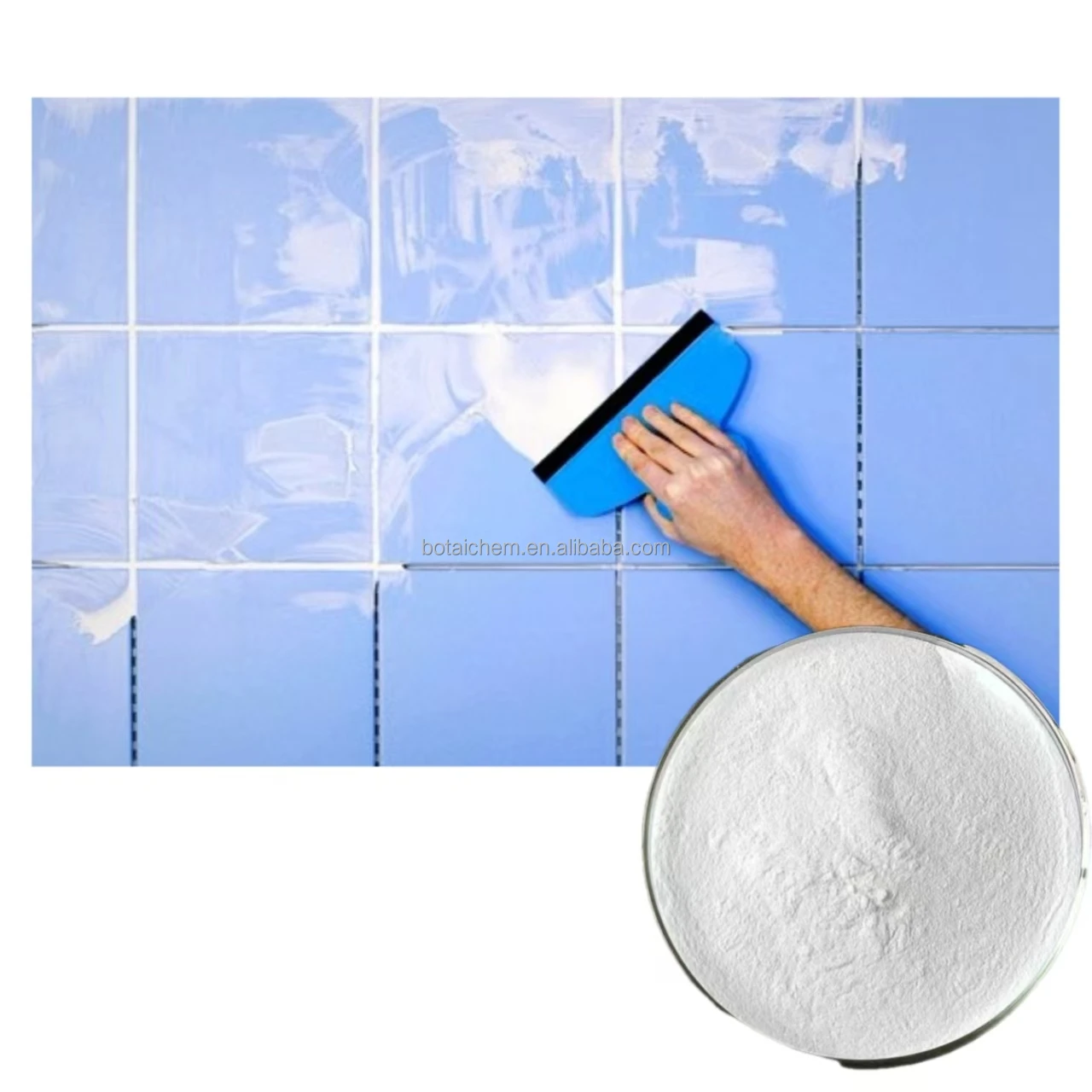 BOTAI VINNATE redispersible polymer powder eva rdp powder for Grade level, SLF mortars