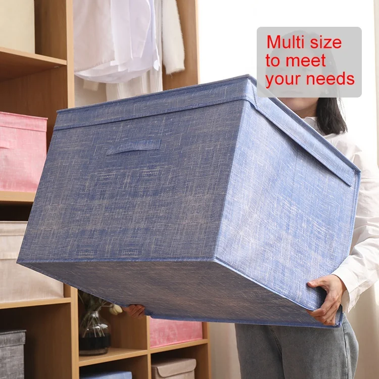 Supply House Non Woven Fabric Toy Cloth Storage Box Drawer Wardrobe Clothes Organizer Home Foldable Storage Boxes Organizer