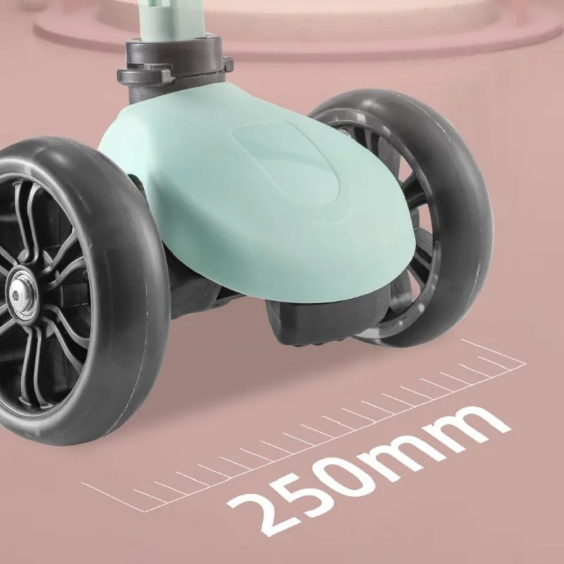 2024 Hot Selling 2-6 Years Old Kick Foot Scooter Flash 3 Wheel Scooters Folding 3 In 1 Toddler Kids Toys Children Riding Scooter