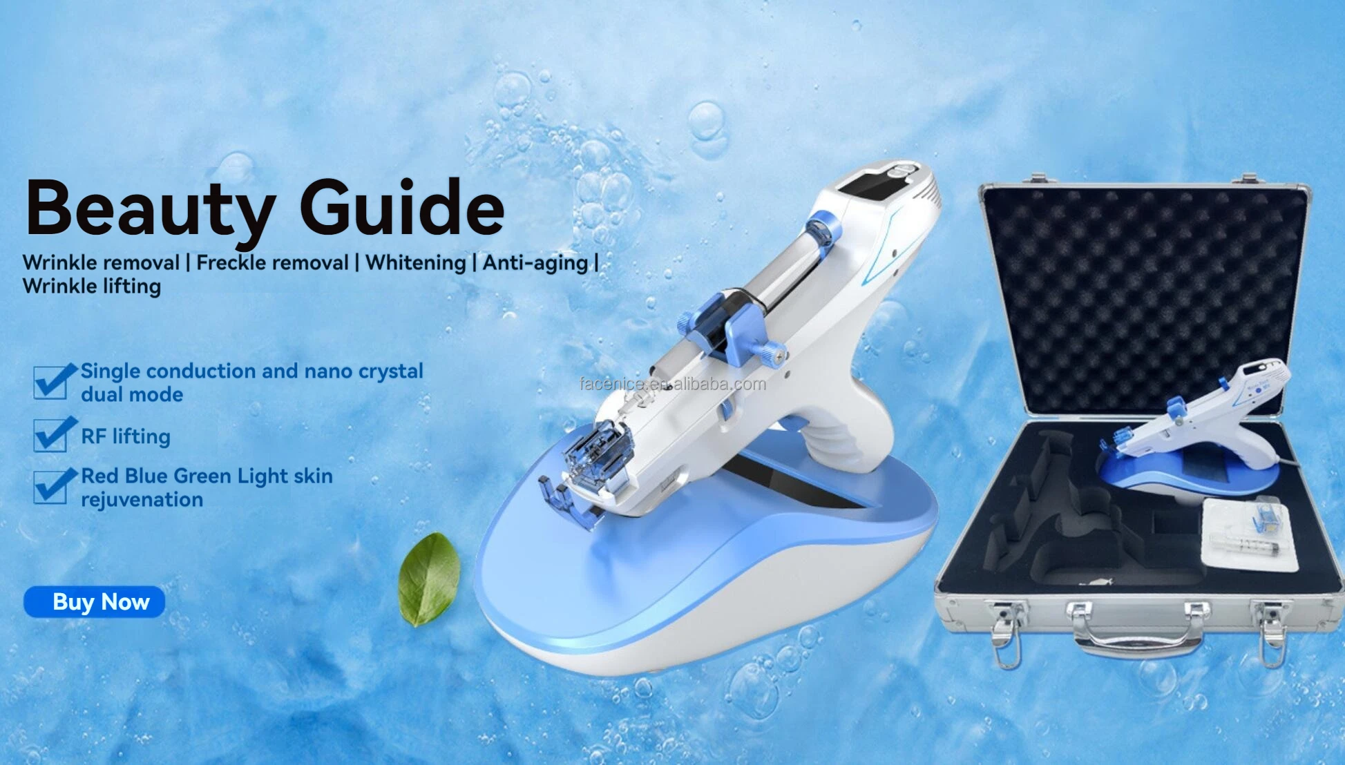 Duozi manufacturer DZ-225  Nano Meso Injector Adjustable No Needle  Derma Therapy Ez Syringe Filler  PRP pistor eliance mesogun