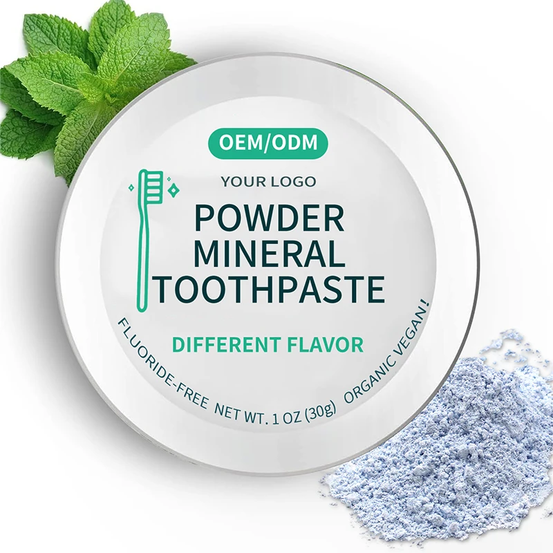 Wholesale Private Logo Pearl White Teeth Whitener Powder Natural 30g PAP Tooth Whitening Stains Tooth Teeth Whitening Powder