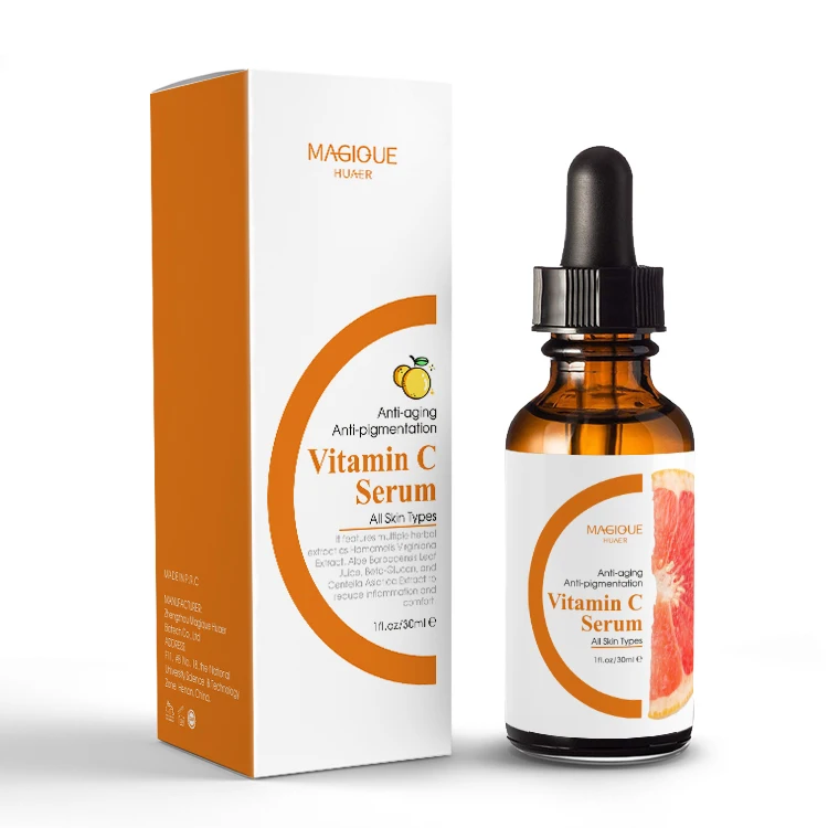 Private Label Anti Pigmentation Facial Active Glow 2.5% Retinol Vitamin C Skin Whitening Serums for Dark