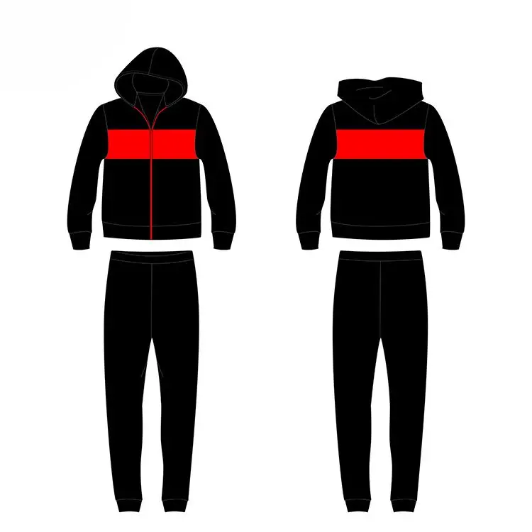 Wholesale Nice Quality Cotton Factory Price Custom Logo Joggers Men Unbranded Football Tracksuit