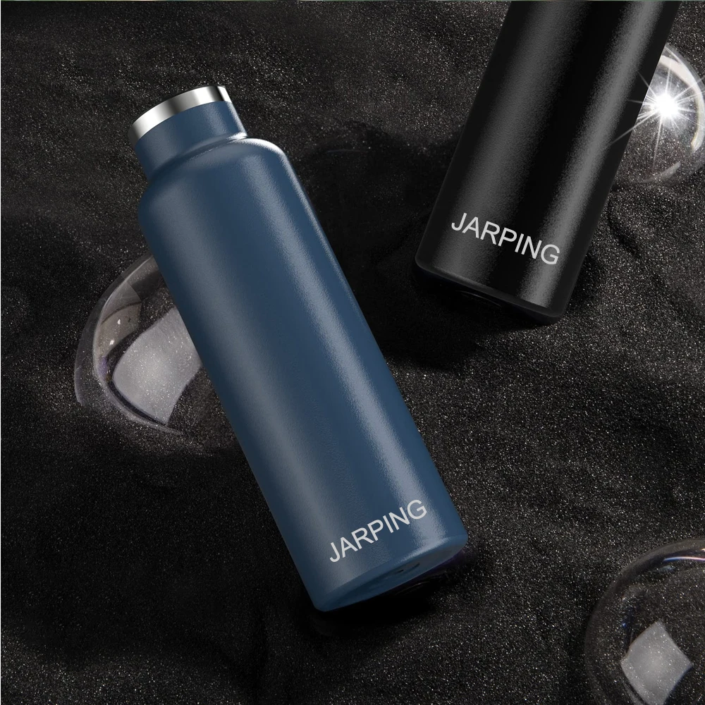 500 ml Water Bottle Double Wall 18/8 Stainless Steel Vacuum Insulated Sport Bottle Standard Mouth Travel Bottle Custom Logo