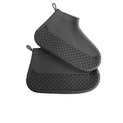 Custom factory hot sale waterproof silicone shoes silicone anti-slip reusable flexible rain boots covers