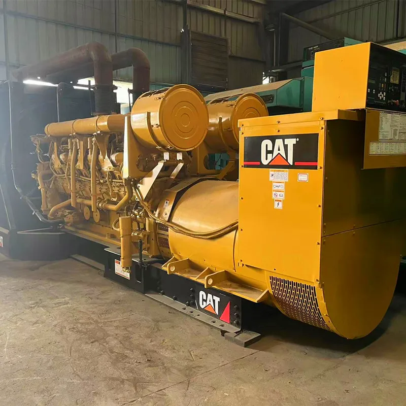 Подержанный Caterpillar 1000 кВт 1600 2000 дизельный генератор в очень хорошем состоянии