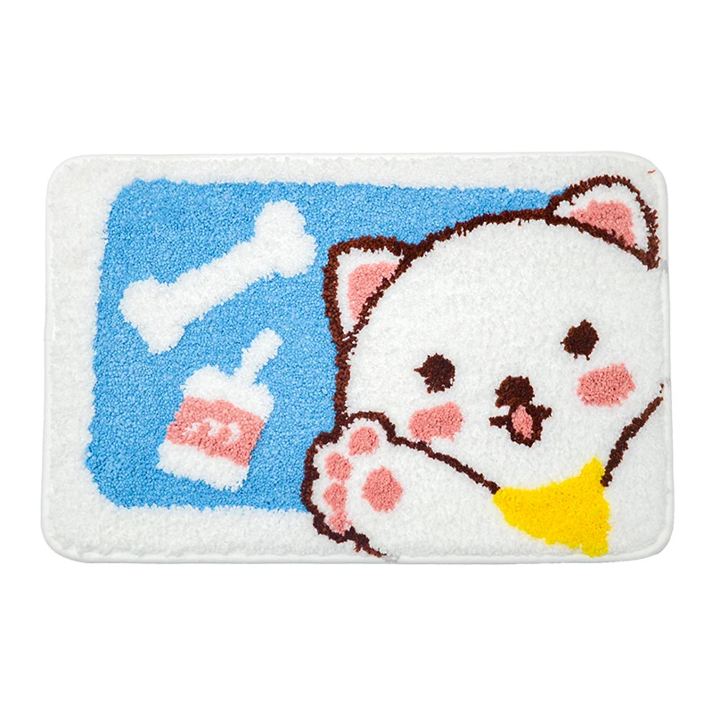 (Chakme) Dog Butterfly Pig Penguin Bear Microfiber Foldable Kids Floor Mats For Kids Floor