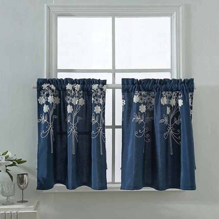 
kitchen curtains set fancy embroidery curtains for window luxury 