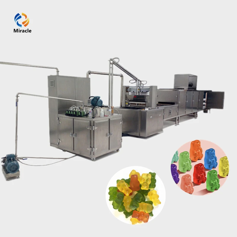 Stainless Steel Made Gummy Bear Manufacturing Machine Jelly Candy Making Machine