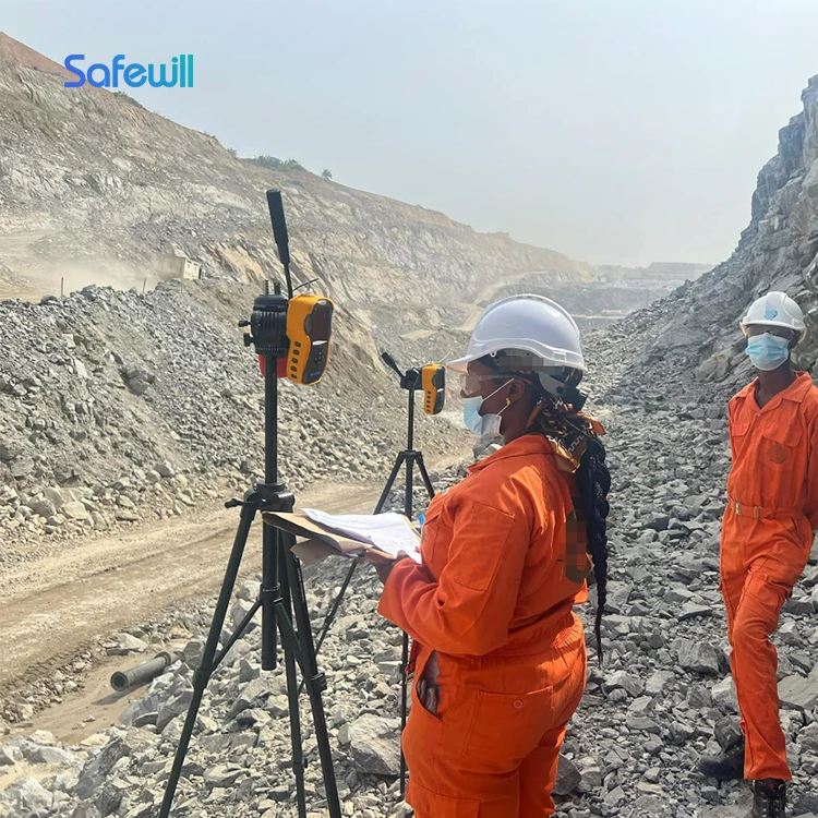 Safewill OEM Digital Portable Multi Gas Detector Calibrated ES60A Hydrogen and Nitrogen Tracer Gas Leak Detector