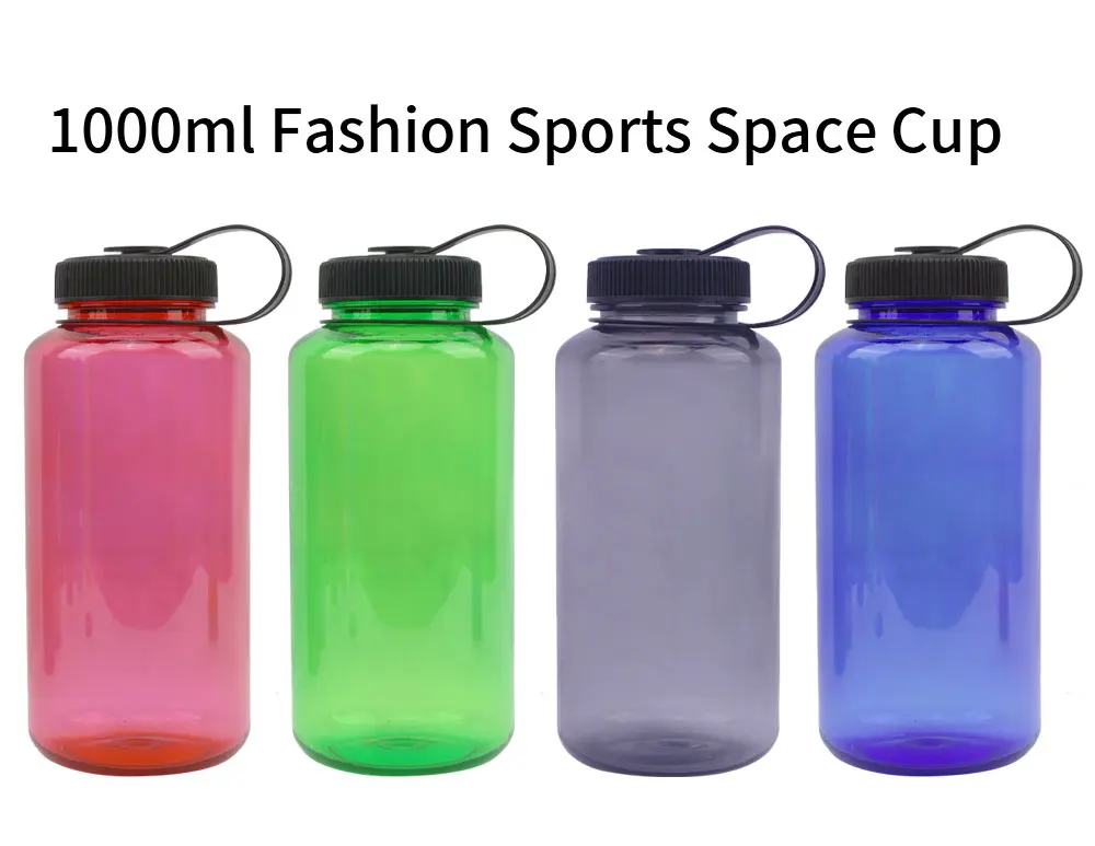 Retail Reusable BPA Free Healthy Dink Bottle Plastic Tritan Sports Water Bottle with Wide Mouth WaterBottle