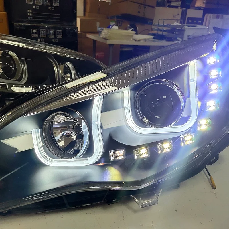 For Buick Excelle XT Opel Astra LED Head Light 2010-2016 Year Front Lamp With Bi-xenon Projector Lens U Design LD