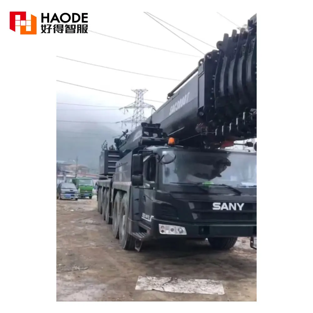 2021 Used SANY SAC3000T 300t All-Terrain Mobile Crane Tadano STC550e5 STC800t5 STC750s with Core Components Engine and Pump