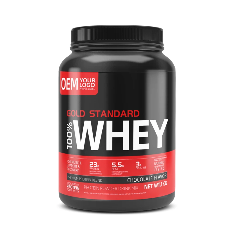custom Oem chocolate 100% concentrate whey protein isolate gold standard sports optimum nutrition hydrolyzed whey protien powder