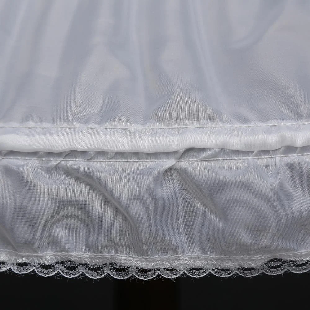 In Stock 3 Hoops White A-Line Petticoat Crinoline Underskirt Accessories