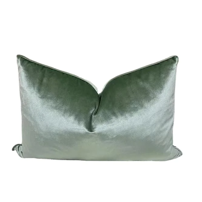 Wholesale the dark green pillow Decorative rectangle Throw Pillow Cover accept customization