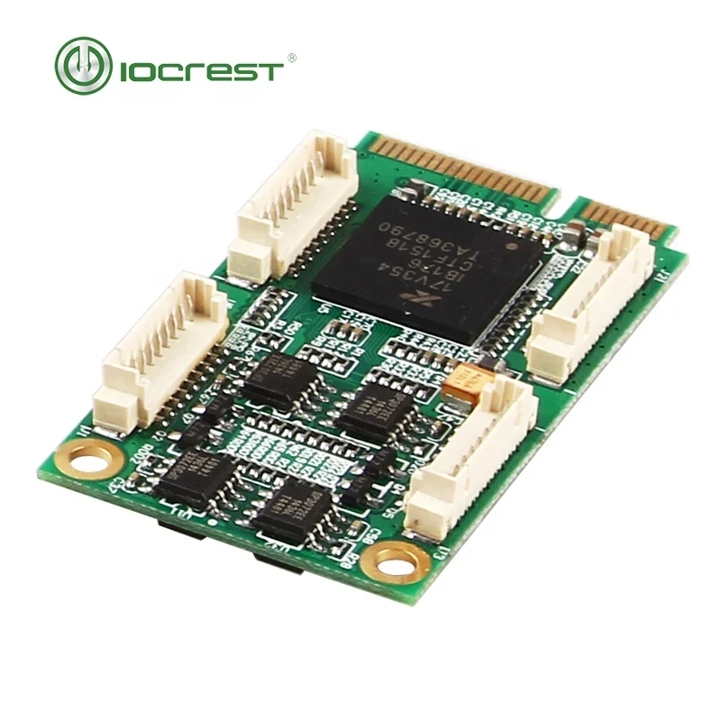  IOCREST mini PCI-E turn 4 port RS422/485 карта промышленного последовательного