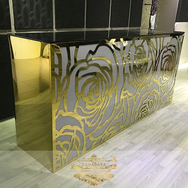 Party and cocktail used long acrylic illuminated led bar counter for sale