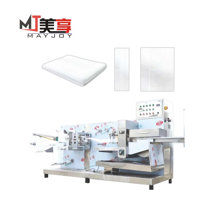 Spunlace non-woven fabric wet wipes manufacturing machine/wet wipe making machinery