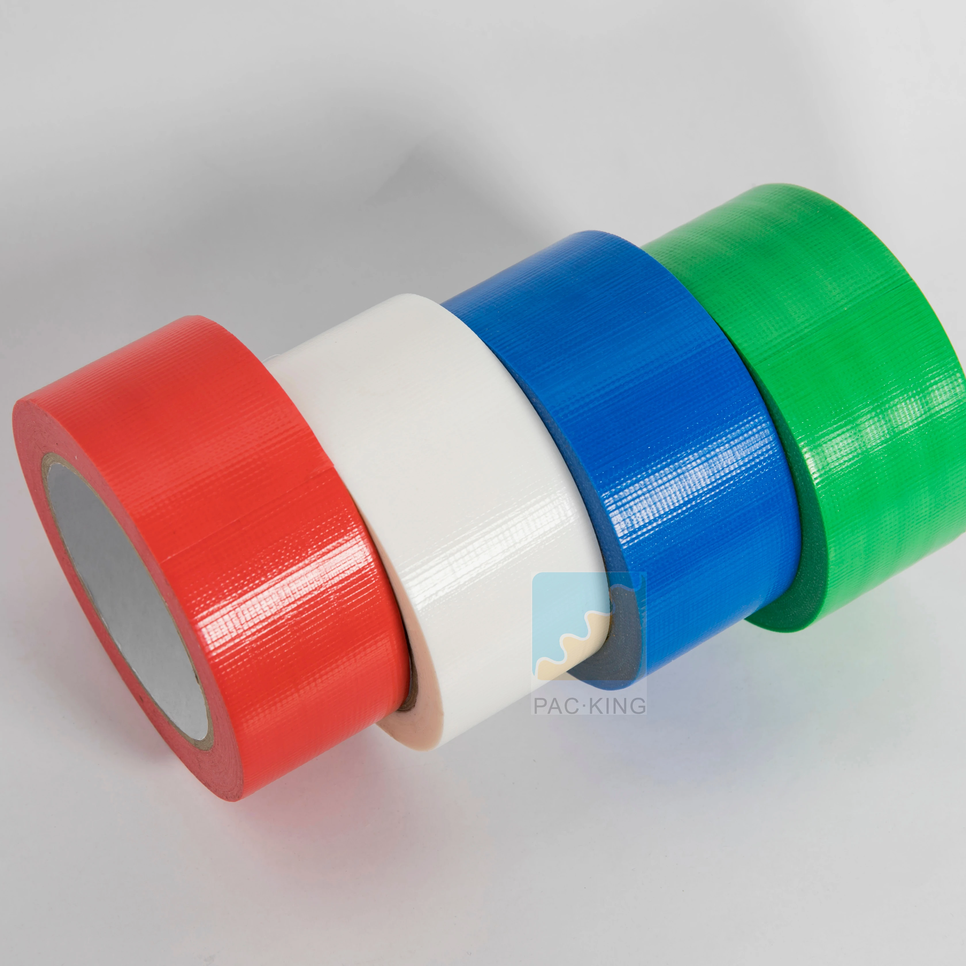 UV Resistant 30 Days Construction Spray Painting PE Cloth Tape Cement Masonry Masking Red No Residue Hand Tear Off Stucco Tape