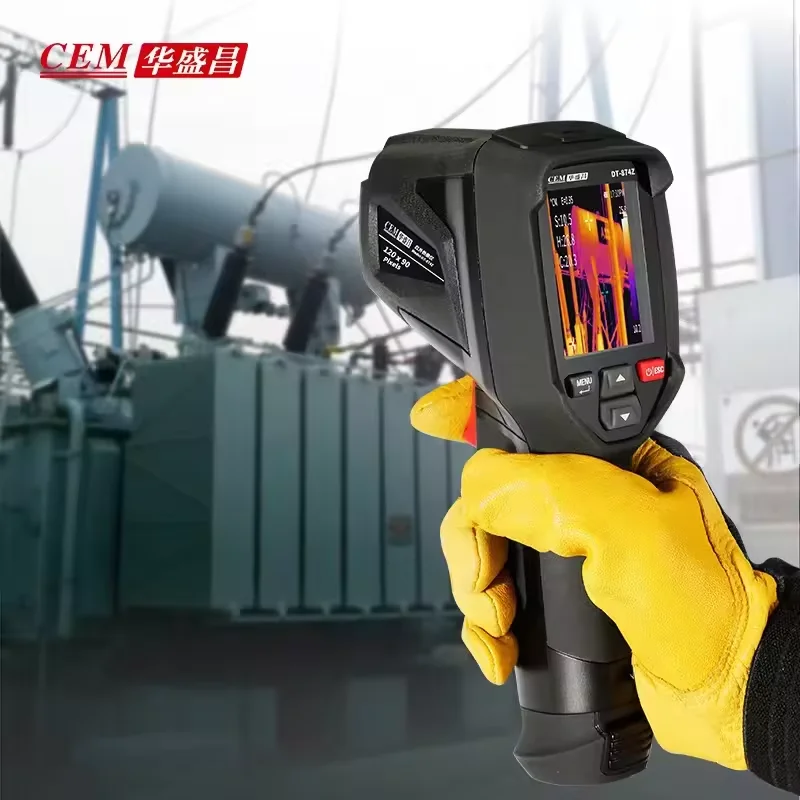DT-874Z Handheld Temperature Thermal Imaging Camera -20~400C Color Display Screen Industry Temperature Tester Thermal Imager