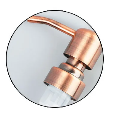 Wholesale Copper Perfume Bottle Stainless Steel Lotion Dispenser Pump