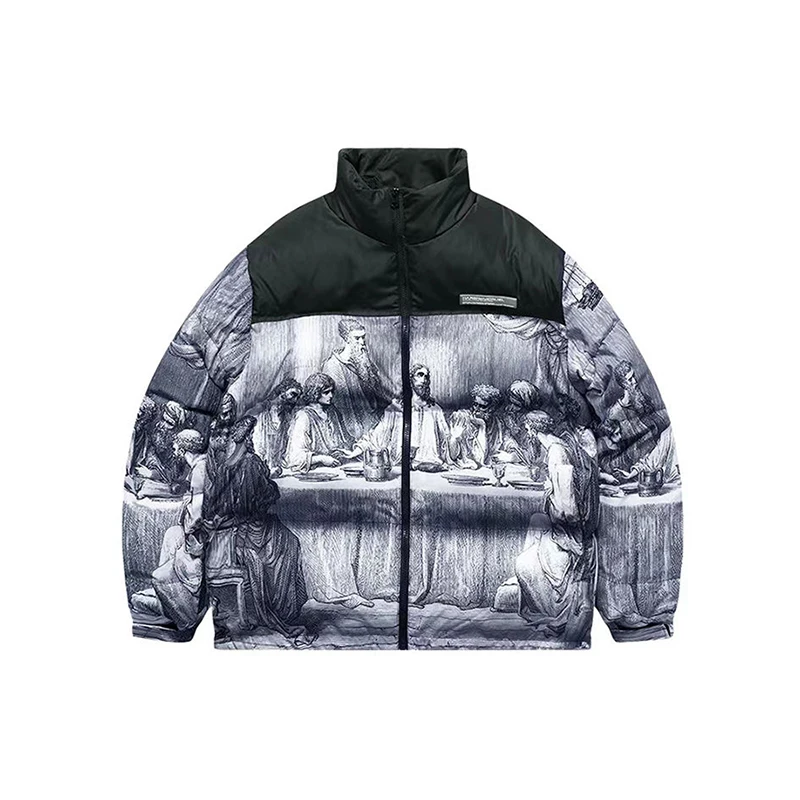 Good Quality Winter Thick Down Men Two Color Block Polyester multicolour north coat face 1996 puffer jacket