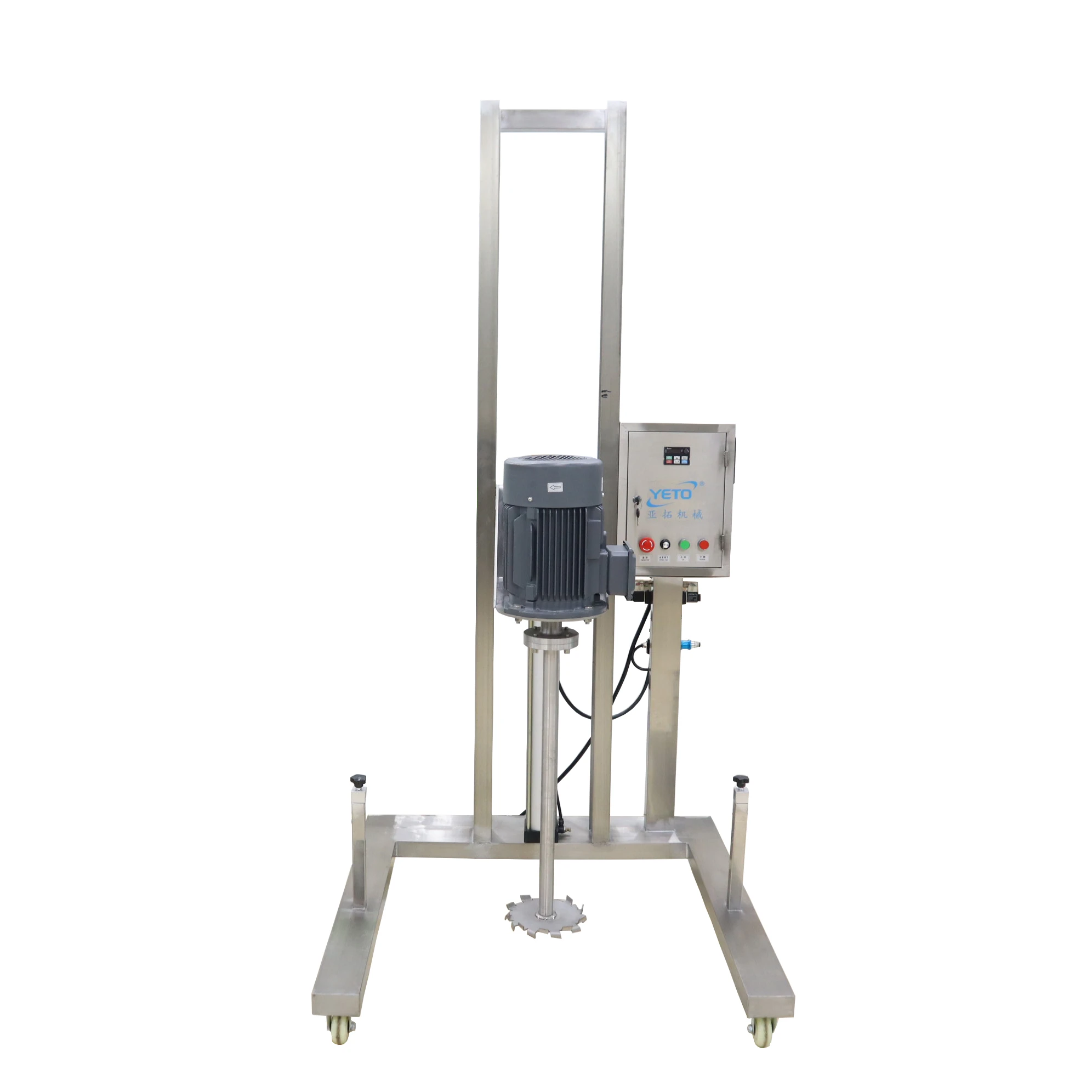 Pneumatic Lift movable paint color ink blender mixer oil paint High Speed Dispersing machine price