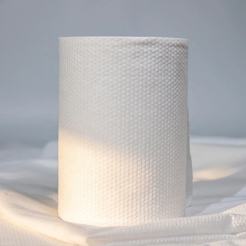 Home Textile Amazing Quality Spunlaced Plain Non-Woven Fabric Roll Fabric For Wet Face Towel China Spunlace Non-woven Fabric