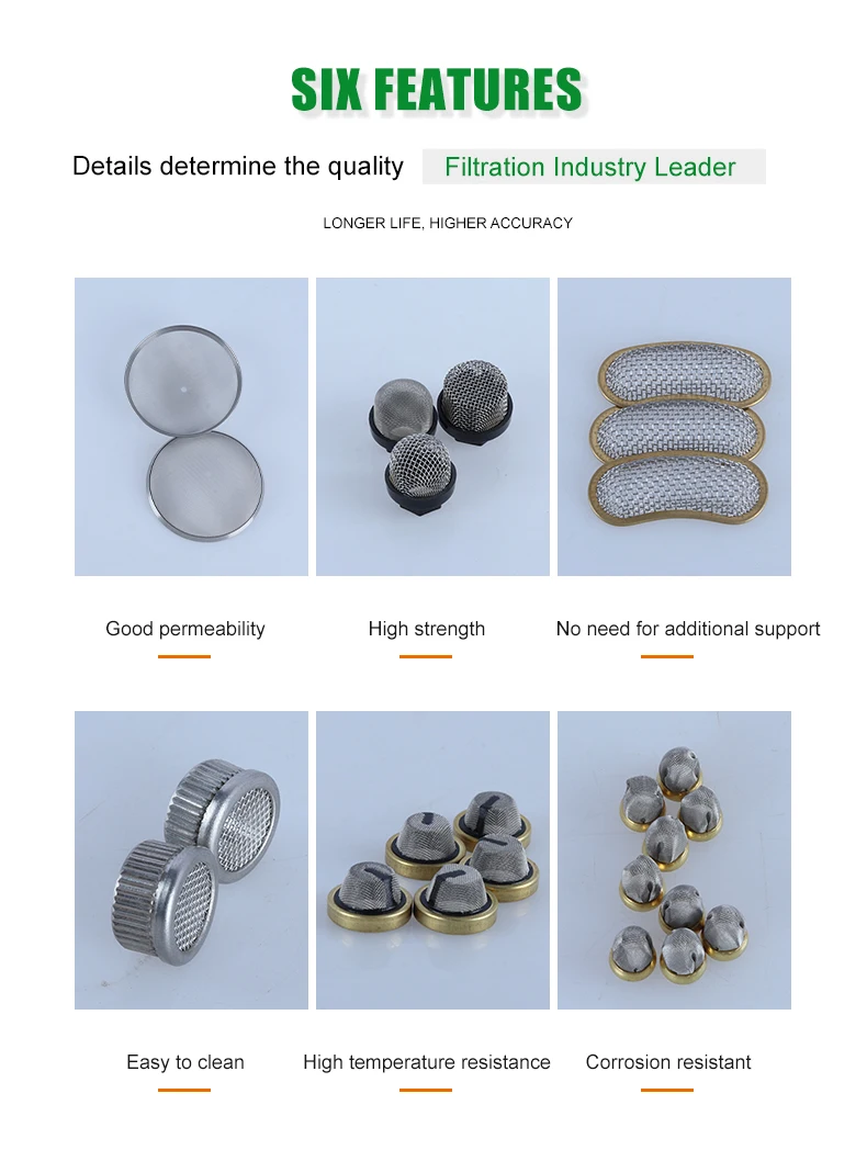 Dome Shape Stainless Steel Material Metal Wire Mesh Tap water Air Filter Cap