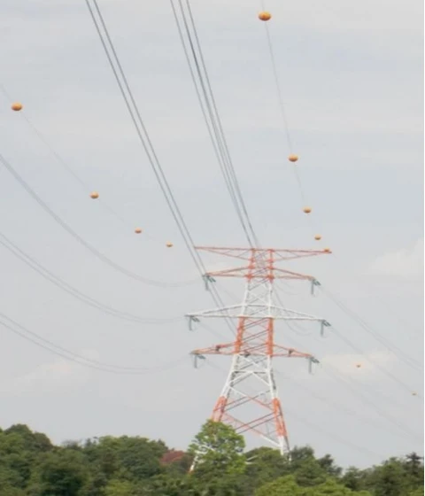 Industrial Grade Standards Lighted Power Line Marker Air Marker Ball Airplane Warning Ball