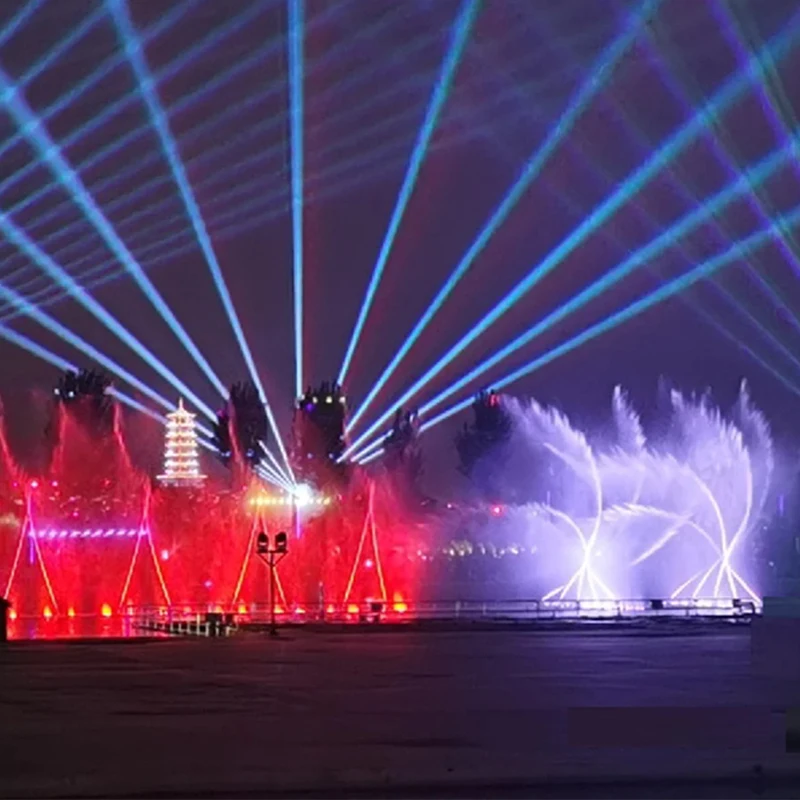 Led Light Lake Luxury Outdoor large colorful Garden Decoration swing dancing music water square Theme Water Show fountains