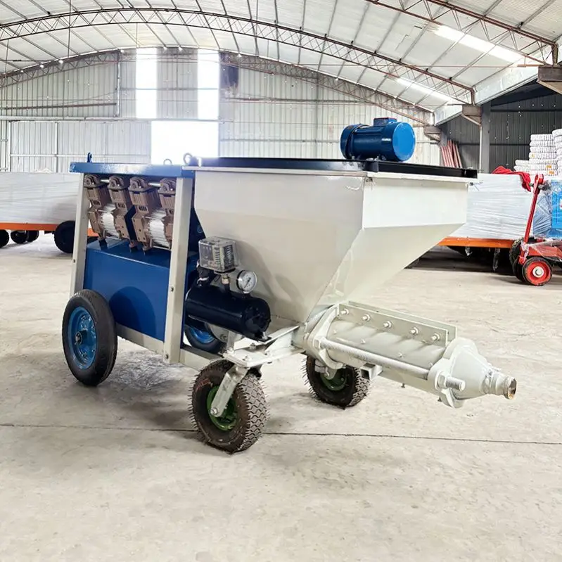 New Product Plastering Cement Mortar Sprayer Diesel Mortar Spraying Machines With Mixer