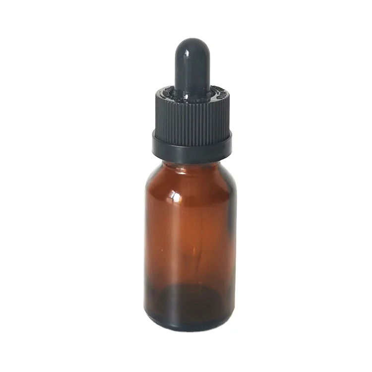 
Wholesale amber frosted Essential Oil Bottles Serum Bottles Glass Dropper Bottles Cosmetic Packaging with dropper 