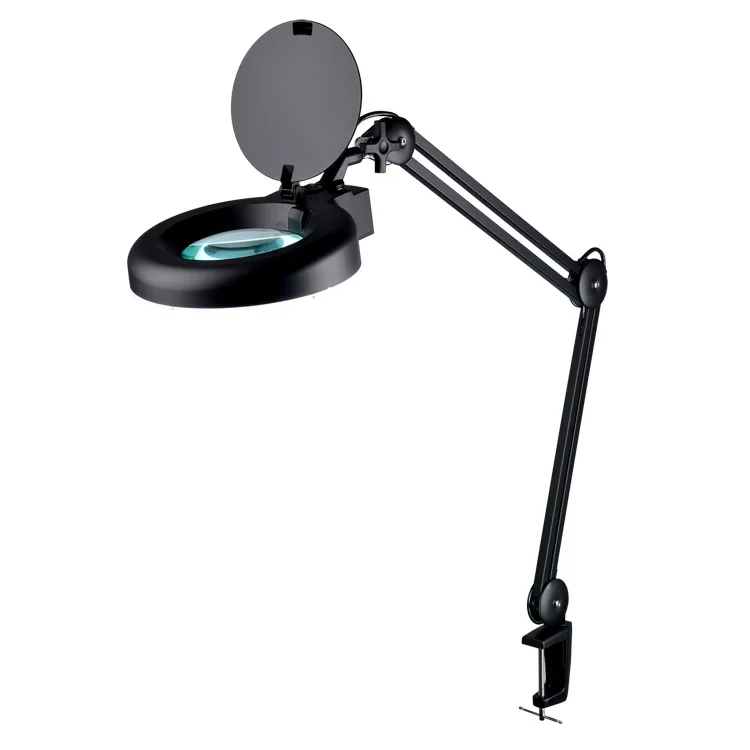 Hot sale beauty salon magnifying lamp desk lamp with clamp magnifying glass lamp