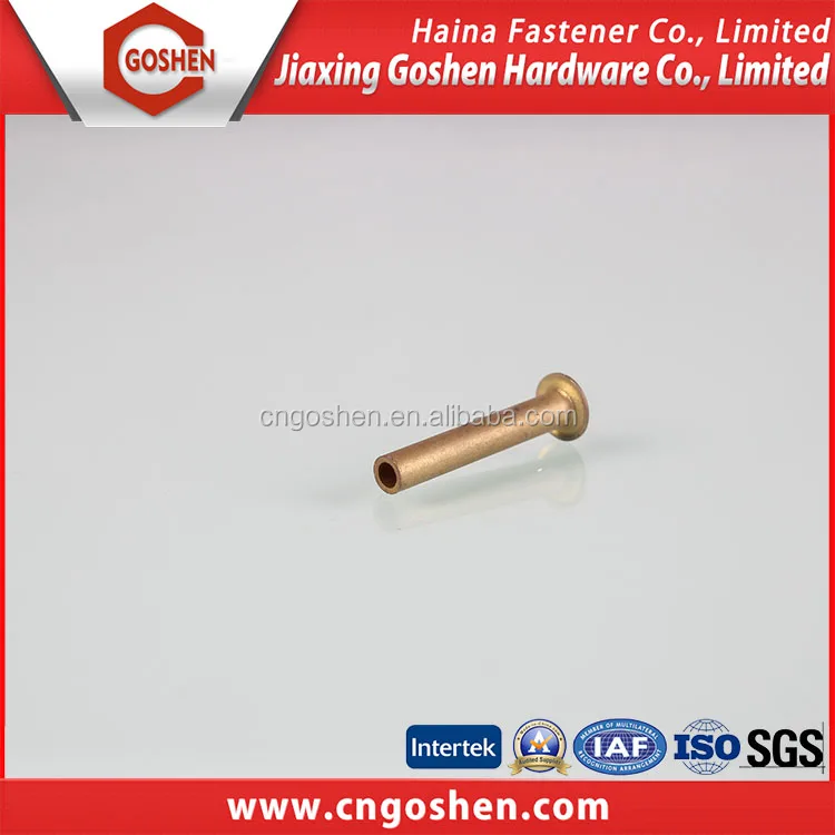 Table14 SAE J 492 латунь плоская головка заклепки Сделано в Китае