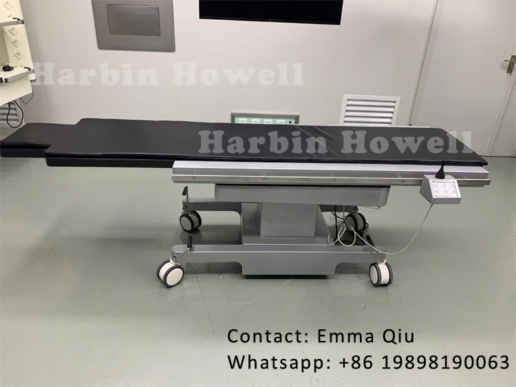 OT Intervention Imaging Fiber C Arm Operating Table Electric For Cardiac Surgery