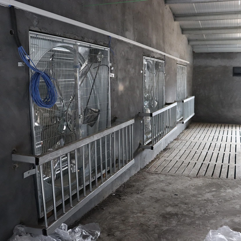 Shandong Yiming exports and sells animal husbandry farming and breeding negative pressure fans
