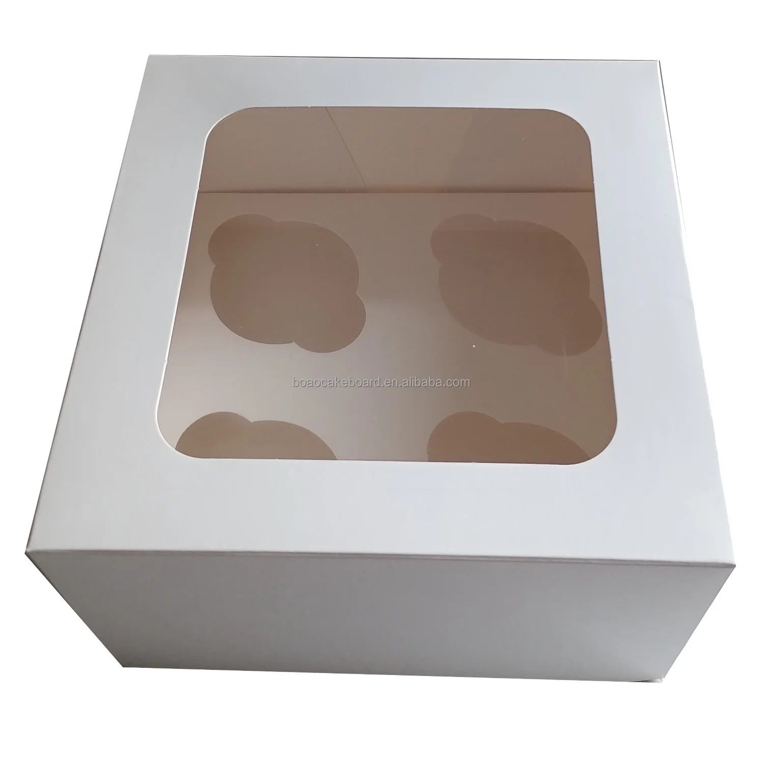 Baking packaging 2/4/6/9/12 grid wholesale muffin box cupcake egg tarts box dessert packaging box