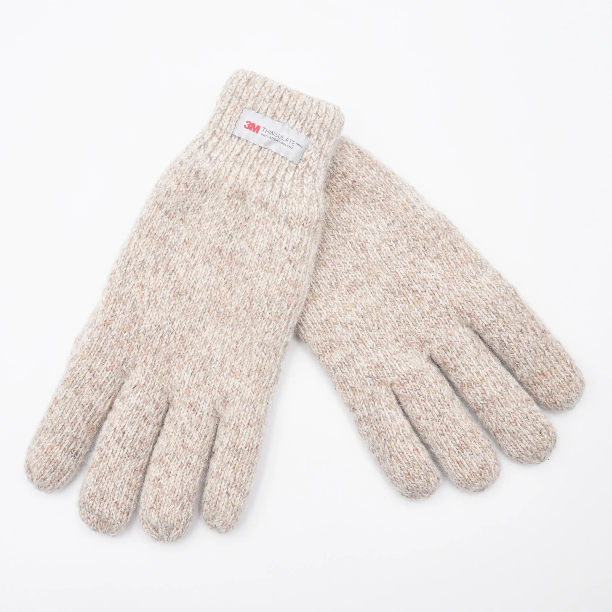 Winter Gloves Acrylic Knitted  Wool Yarn Work Gloves Man Warm 3M Thinsulate Gloves