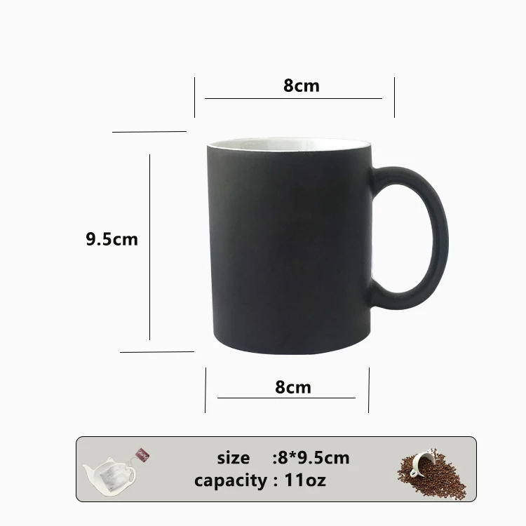 Colour Changing Cups White Porcelain Ceramic Tazas Para Sublimar Magic Cup Tazas Para Sublimar Por Mayor Magicas Grandes