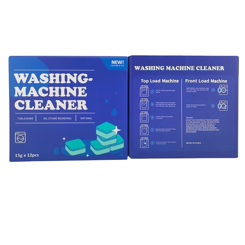 Powerful Washing Machine Cleaner Trough Cleaning Durable Washer Deep Cleaning Effervescent Tablet Washer Cleaner
