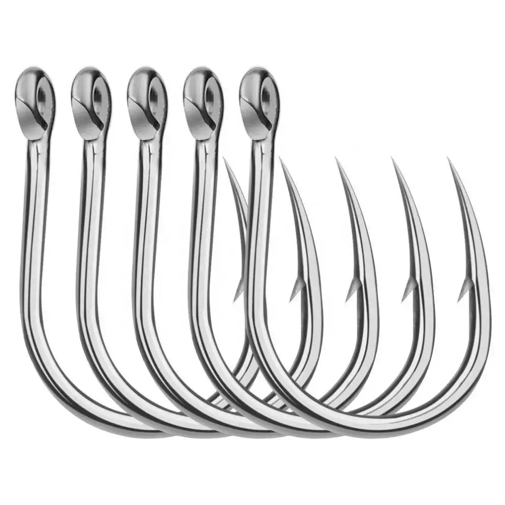 Jigging Hook Fishing Hooks Stainless Steel Fish Hooks1/0#-13/0# Fishhook Saltwater Jig Assist Hook