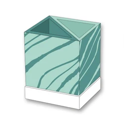 Desktop Wooden Pen Storage Box Pencil Pot  Makeup Brush Container Home Office Stationery Supplies Pen Holder