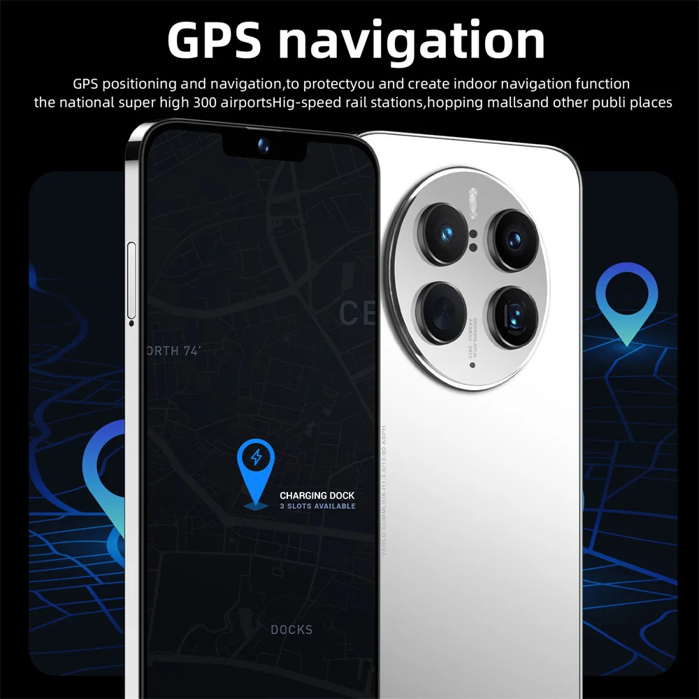 Mate50 PRO MAX 16GB+1TB 6.5 Inch Mate 50 Celular PRO MAX Full Display Android 12 Mobile Cell Smart Phone Android Phone