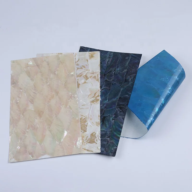 New Zealand Natural Soft Bendable Abalone Shell Sheet for DIY Accessories Decoration Materials