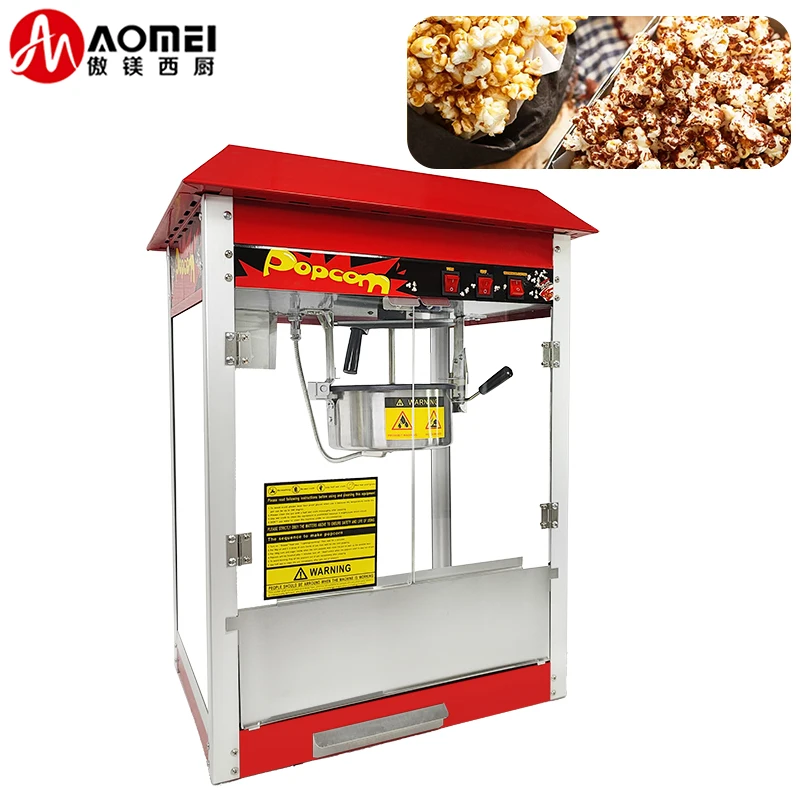 Electric Popcorn Makers maquina de pipoca  Caramel  Popcorn Machine Commercial