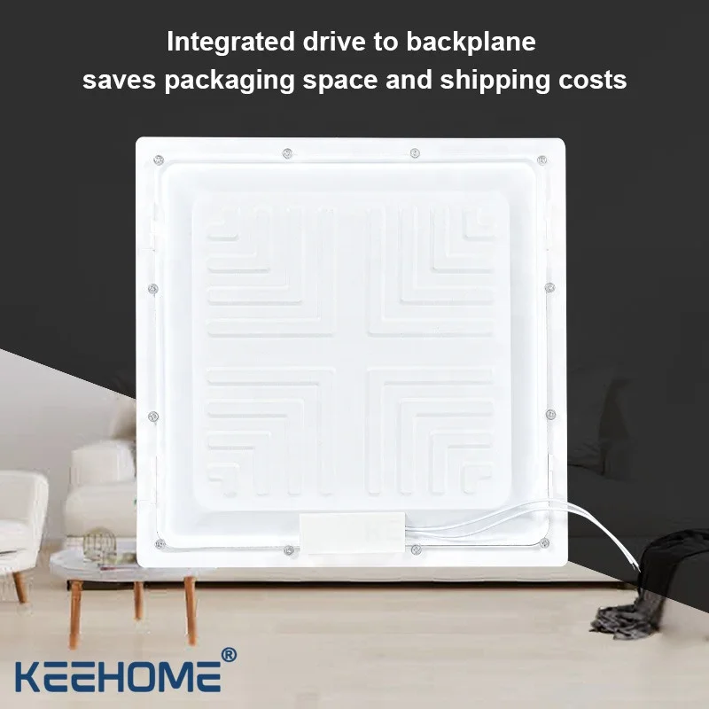 Super Bright 90lm/w Indoor Office Residential Plastic Body Back Lit Commercial Slim Led Panel Lights Suppliers